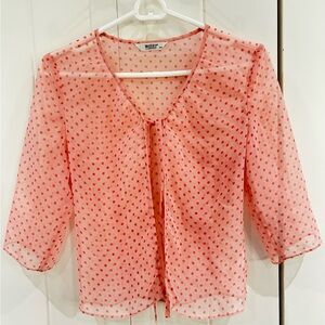 Wanko sheer blousette